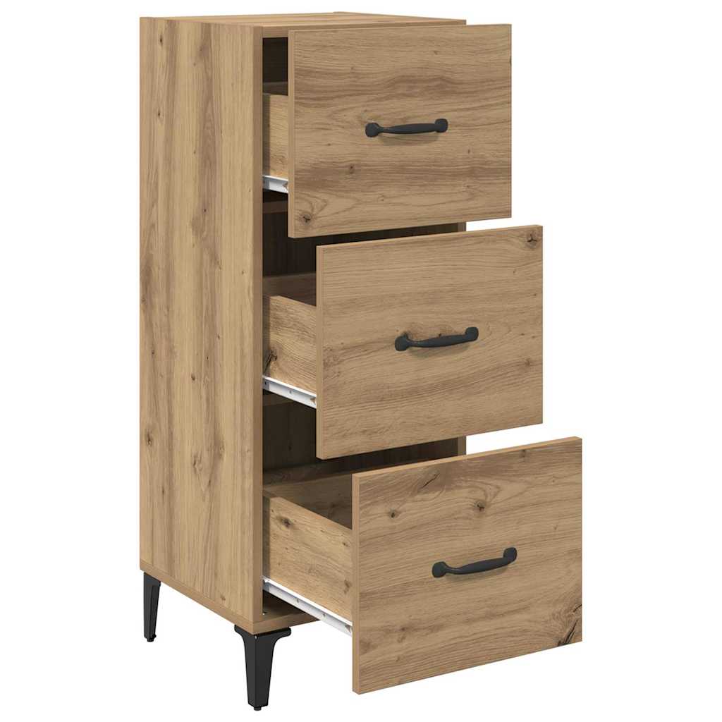 vidaXL Sideboard Artisan Oak 34.5 x 34 x 90 cm Engineered Wood 5