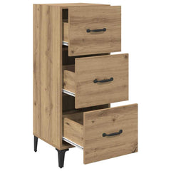 vidaXL Sideboard Artisan Oak 34.5 x 34 x 90 cm Engineered Wood 5