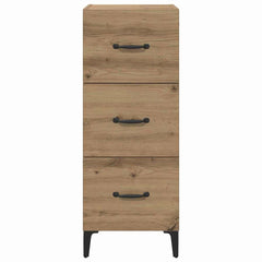 vidaXL Sideboard Artisan Oak 34.5 x 34 x 90 cm Engineered Wood 6