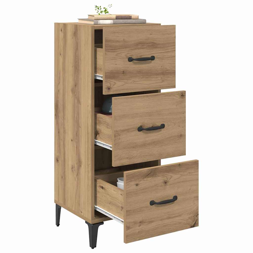 vidaXL Sideboard Artisan Oak 34.5 x 34 x 90 cm Engineered Wood 3