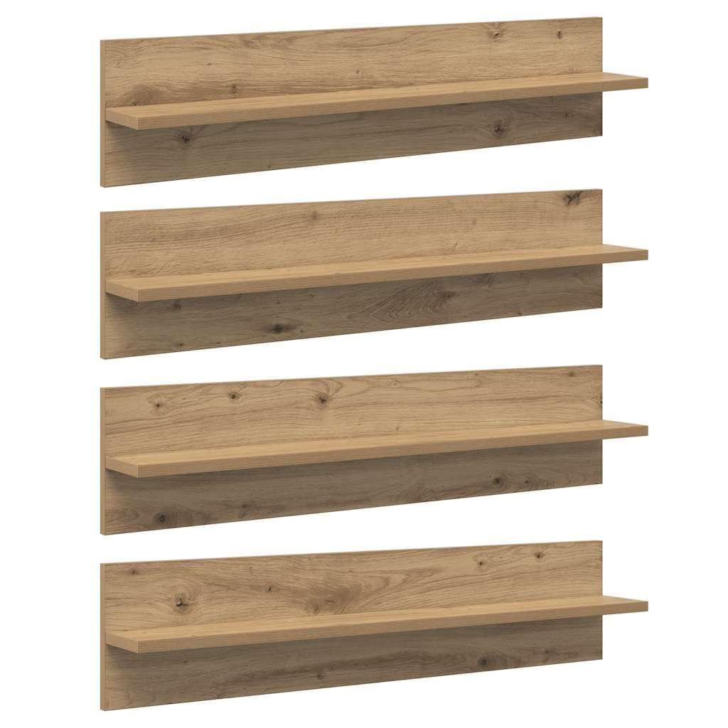 Wall Shelves Engineered Wood in Artisan Oak