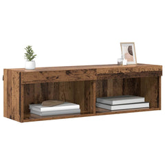 vidaXL TV Cabinet Set Old Wood Engineered Wood 3
