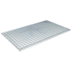 vidaXL Grating Silver 80 x 50 x 2 cm Hot-Dip Galvanised Steel 2