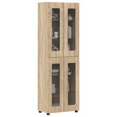 vidaXL Highboard FLORIN 60 x 35 x 182 cm Sonoma Oak Engineered Wood 3