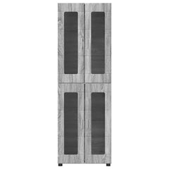 vidaXL Highboard FLORIN 60 x 35 x 182 cm Grey Sonoma Engineered Wood 6