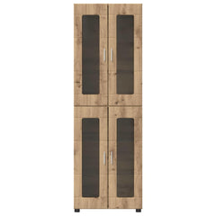 vidaXL Highboard FLORIN 60 x 35 x 182 cm Artisan Oak Engineered Wood 6