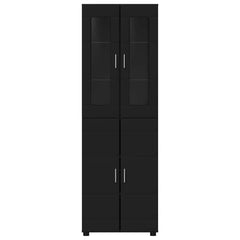 vidaXL Highboard FLORIN Black 60 x 35 x 182 cm Engineered Wood 6
