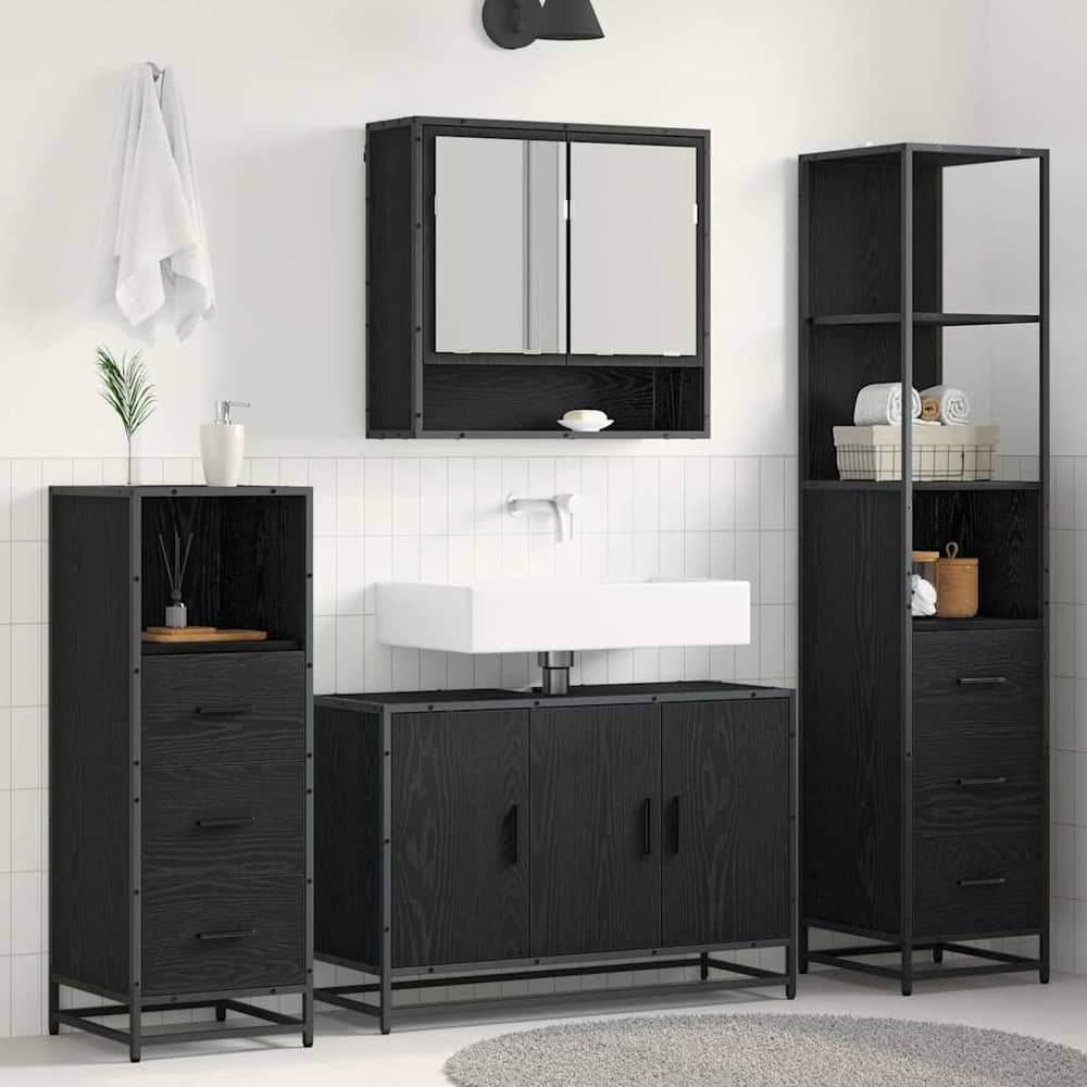 Bathroom Furniture Engineered Wood oak