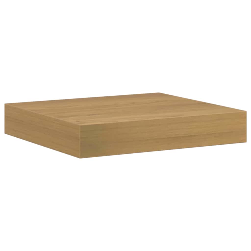 vidaXL Wall Shelf 4 pcs Brown 23 x 23.5 x 3.8 cm Engineered Wood 6