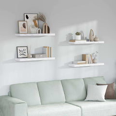 vidaXL Floating Wall Shelves 90x23.5x3.8 cm MDF 4 pcs