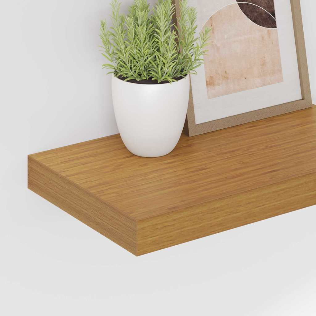 vidaXL Wall Shelf 4 pcs Beige 40 x 23.5 x 3.8 cm Engineered Wood 5