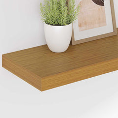 vidaXL Wall Shelf 4 pcs Beige 60 x 23.5 x 3.8 cm Engineered Wood 5