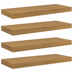 vidaXL Wall Shelf 4 pcs Beige 60 x 23.5 x 3.8 cm Engineered Wood 2