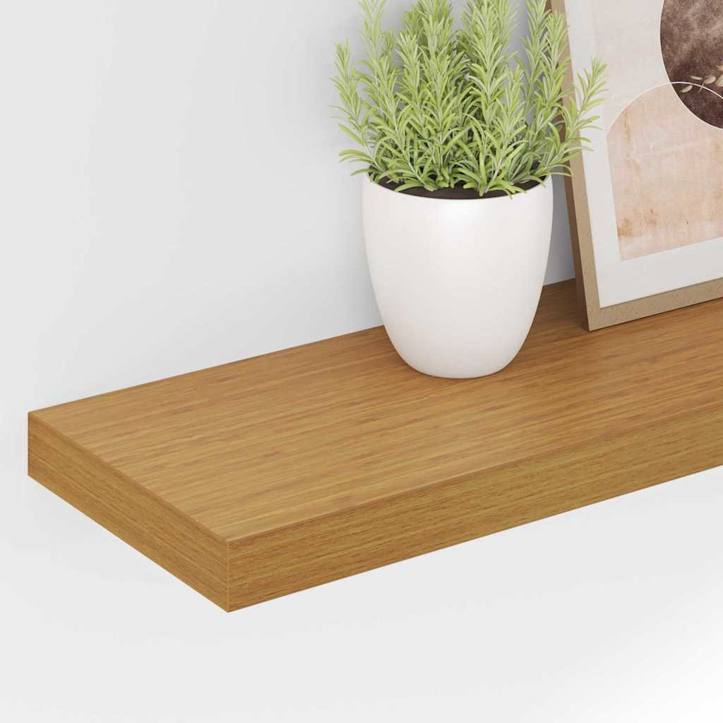 vidaXL Wall Shelf 4 pcs Beige 90 x 23.5 x 3.8 cm Engineered Wood 5