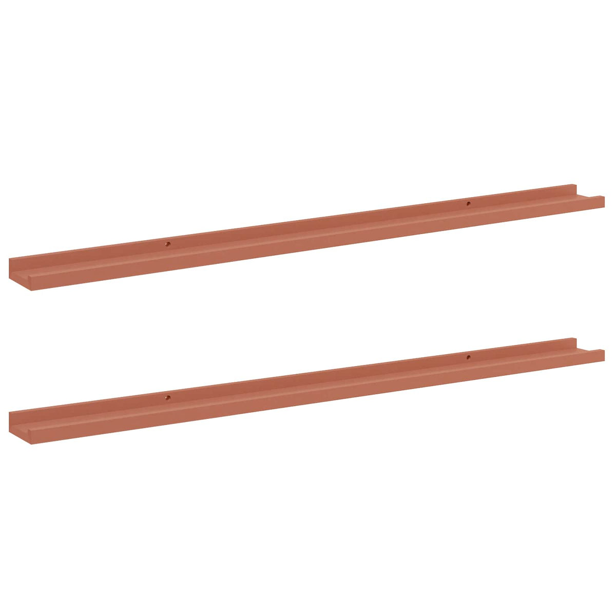 Wall Shelves 2 115 x 9 x 3 cm Red