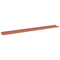vidaXL Wall Shelf 2 pcs Red 115 x 9 x 3 cm Engineered Wood 6
