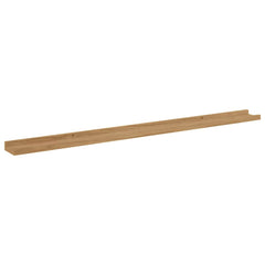 vidaXL Wall Shelf 2 pcs Brown 115 x 9 x 3 cm Engineered Wood 6