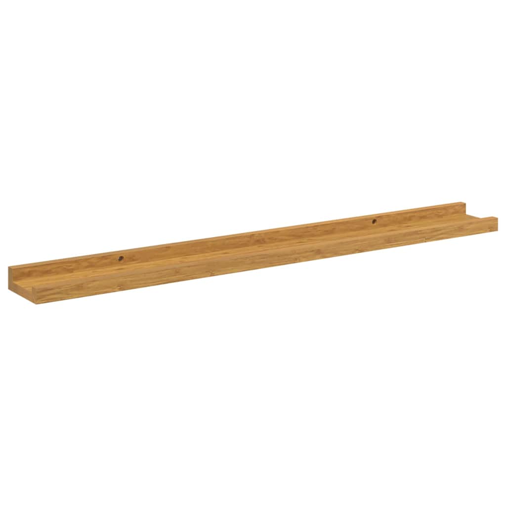 vidaXL Wall Shelf 4 pcs Beige 80 x 9 x 3 cm Engineered Wood 6