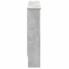 vidaXL Radiator Cover Concrete Grey 172 x 19 x 81.5 cm Engineered Wood 5