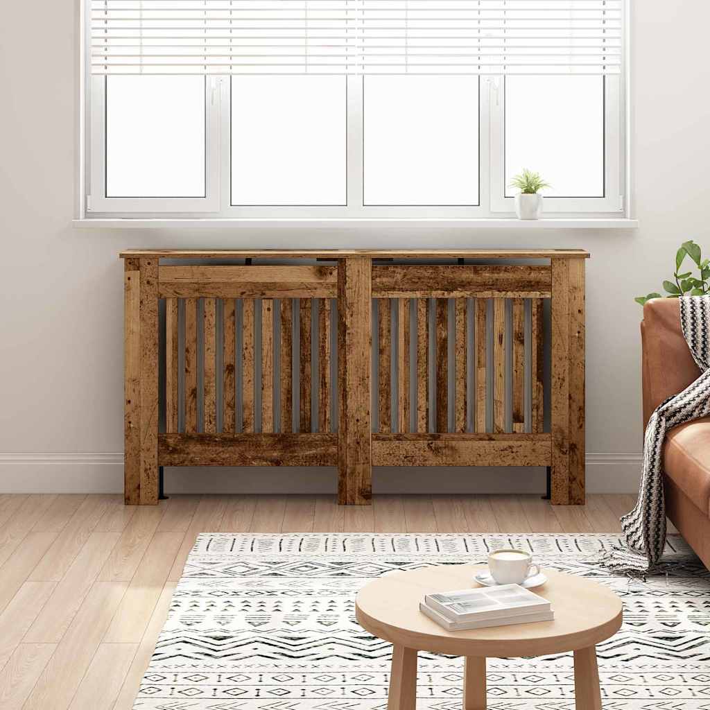 vidaXL Radiator Cover 152 x 19 x 81.5 cm Engineered Wood