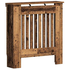 vidaXL Radiator Cover Old Wood 78 x 19 x 81.5 cm Engineered Wood 2