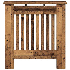 vidaXL Radiator Cover Old Wood 78 x 19 x 81.5 cm Engineered Wood 4