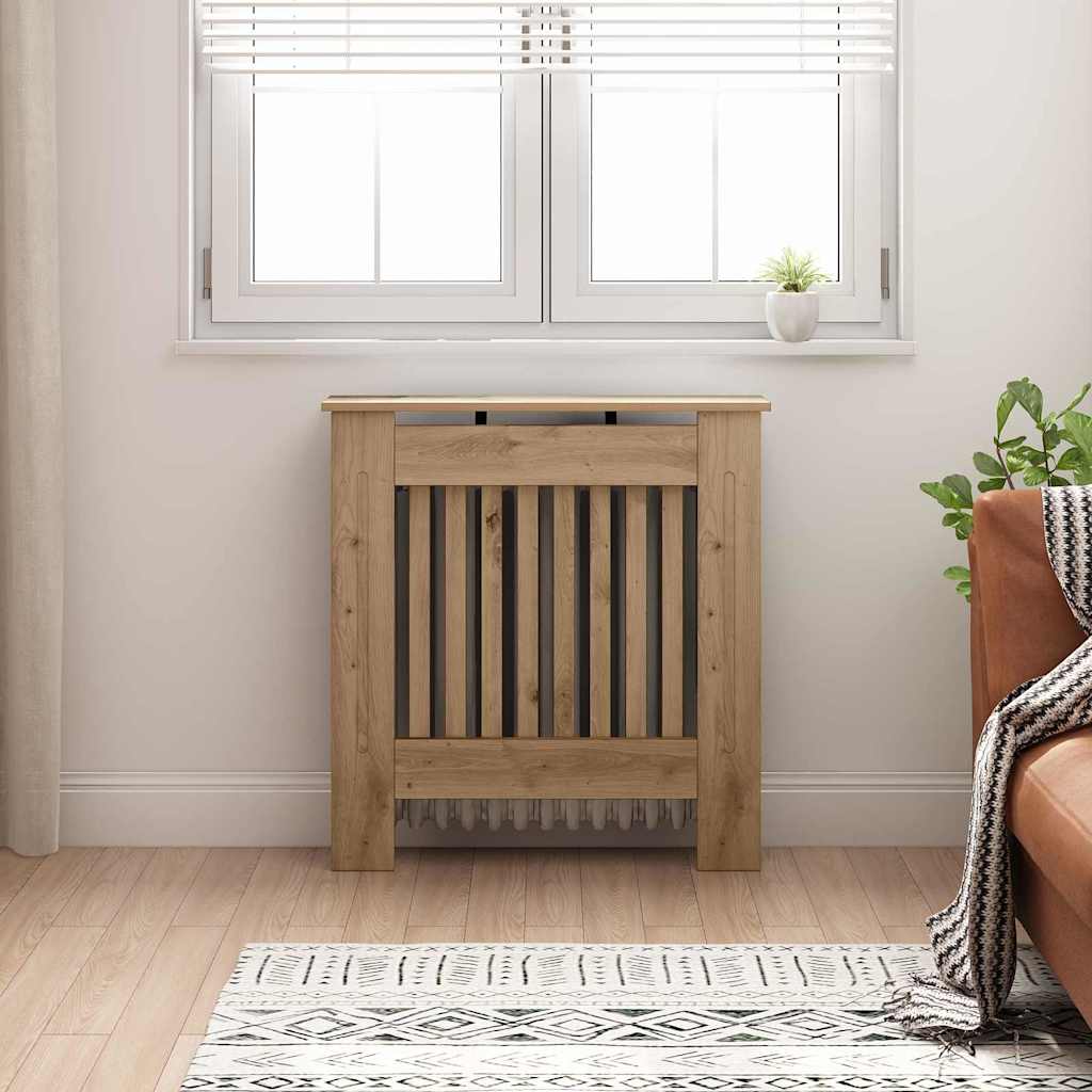 vidaXL Radiator Cover 78 x 19 x 81.5 cm Engineered Wood