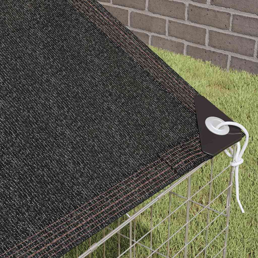 vidaXL Rabbit Cage Silver 200 x 78 x 78 cm Galvanised Steel 5