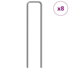 vidaXL Rabbit Cage Silver 200 x 78 x 78 cm Galvanised Steel 4
