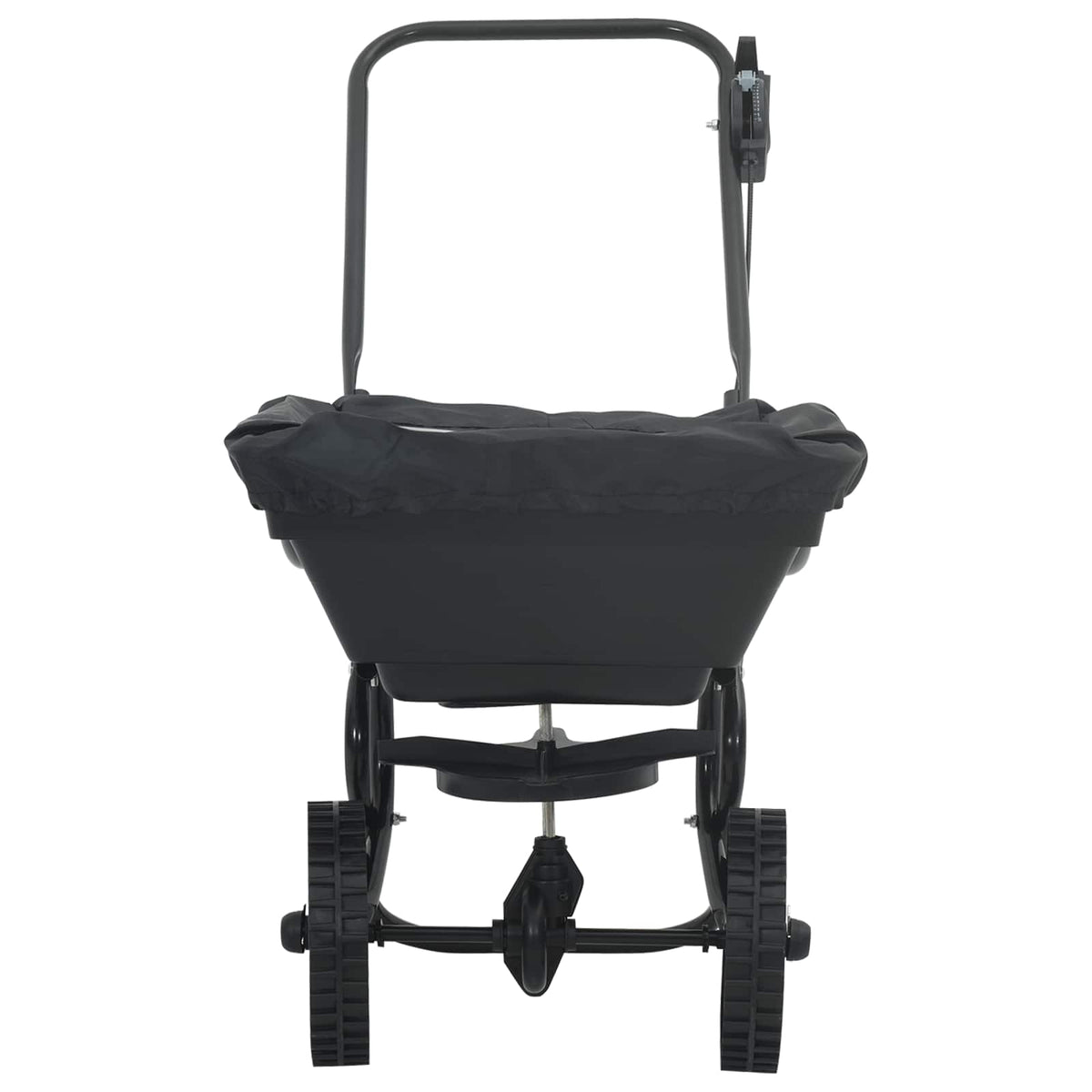 Spreader Black 82 x 46 x 75 cm PVC and Steel Push spreader-15 L