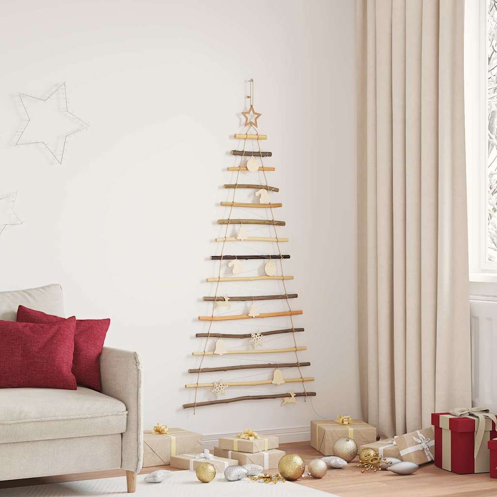 Christmas Tree Natural Solid Ash Wood Warm white