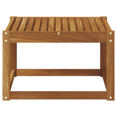 vidaXL Outdoor Table Solid Acacia Wood Natural 59 x 59 x 37 cm 4