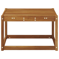 vidaXL Outdoor Table Solid Acacia Wood Natural 59 x 59 x 37 cm 5