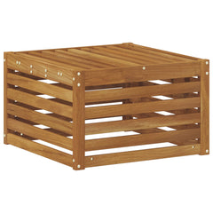 vidaXL Outdoor Footstool Solid Acacia Wood Natural 59 x 59 x 37 cm 5