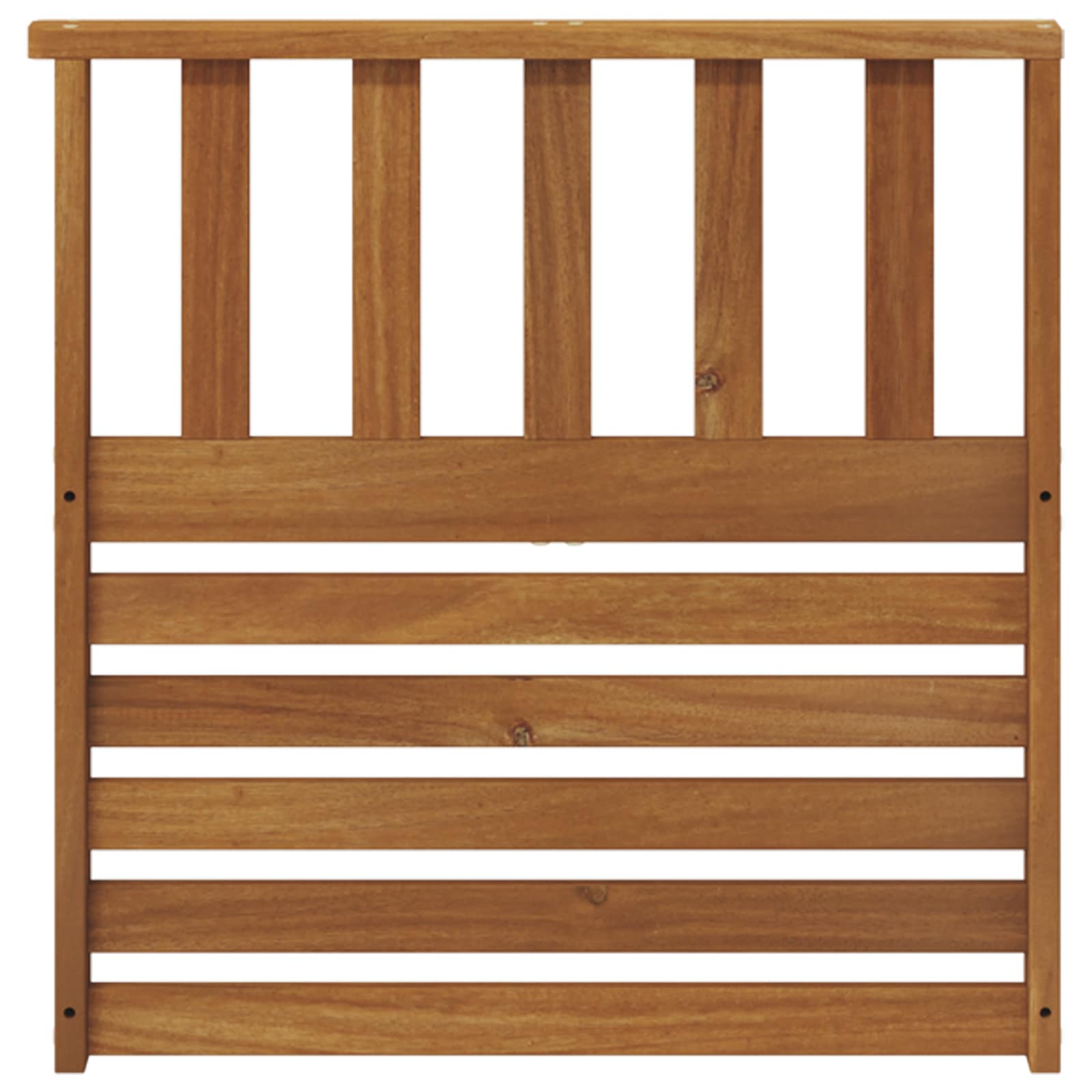 vidaXL Armrests 2 pcs Brown 60 x 6 x 61 cm Solid Acacia Wood 5