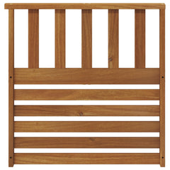 vidaXL Armrests 2 pcs Brown 60 x 6 x 61 cm Solid Acacia Wood 5