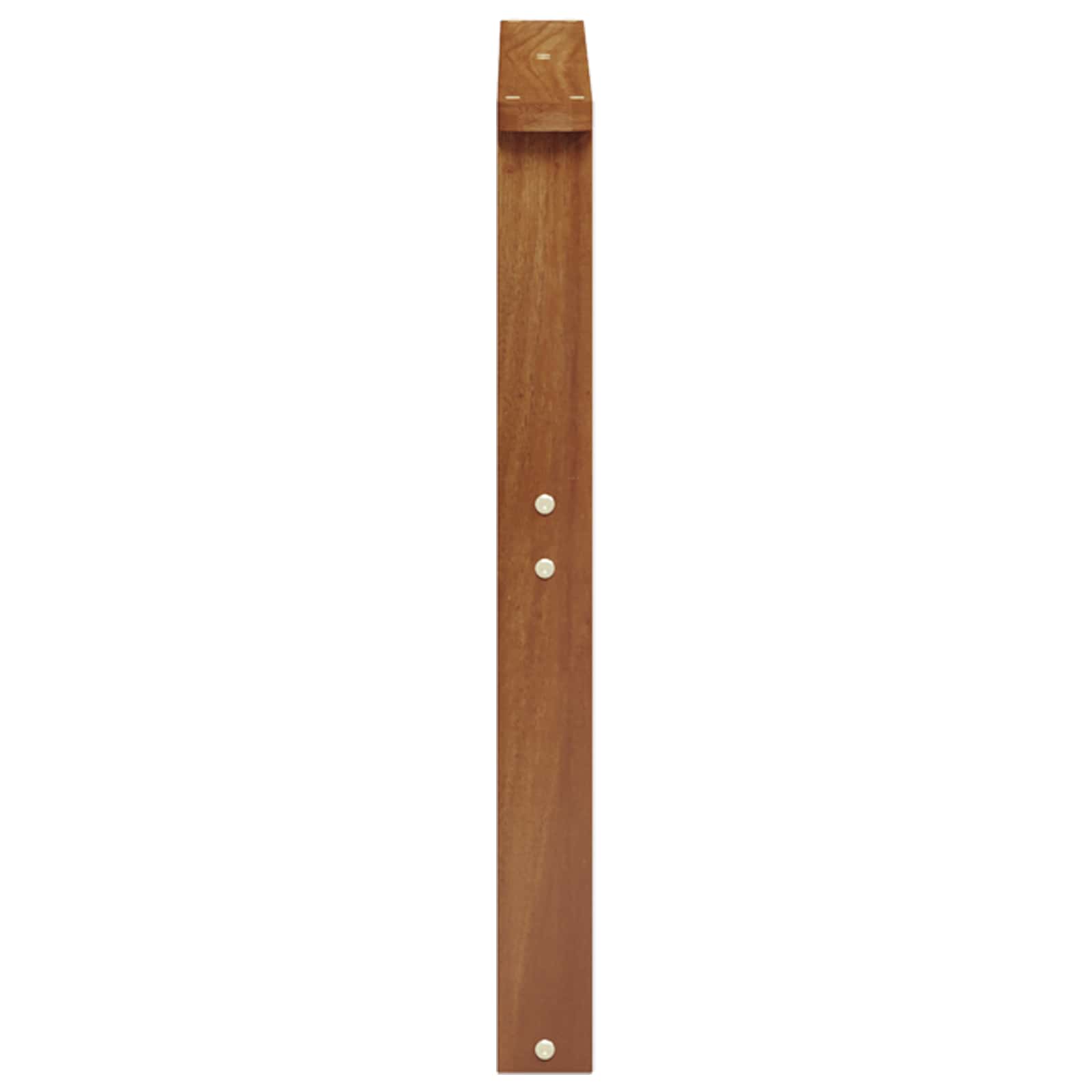 vidaXL Armrests 2 pcs Brown 60 x 6 x 61 cm Solid Acacia Wood 6