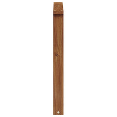 vidaXL Armrests 2 pcs Brown 60 x 6 x 61 cm Solid Acacia Wood 6