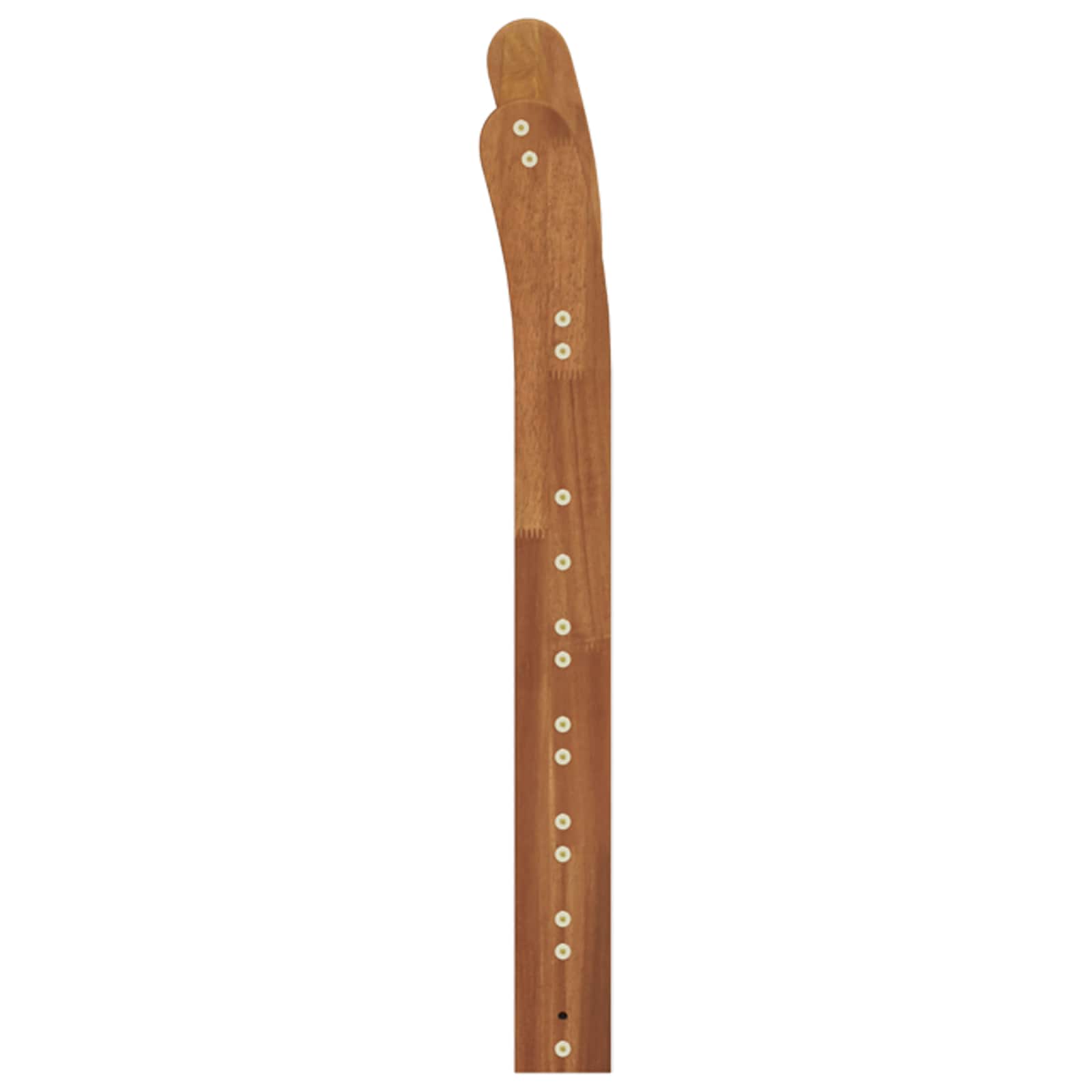 vidaXL Armrest 2 pcs Natural 58.5 x 8 x 60 cm Solid Acacia Wood 6