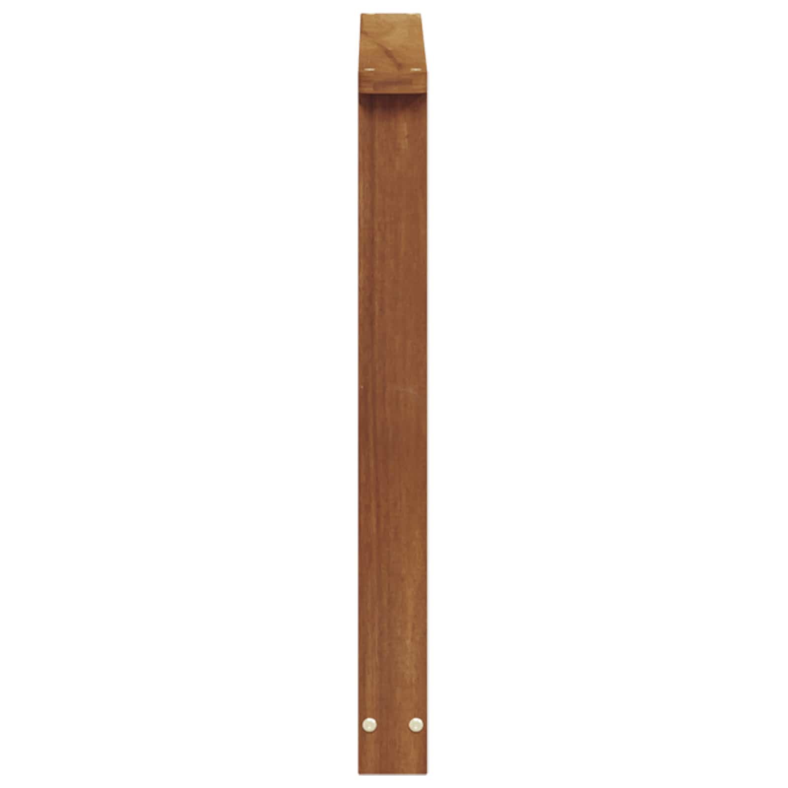 vidaXL Armrest 2 pcs Natural 60 x 6 x 61 cm Solid Acacia Wood 6