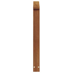 vidaXL Armrest 2 pcs Natural 60 x 6 x 61 cm Solid Acacia Wood 6