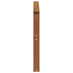 vidaXL Armrest 2 pcs Natural 80 x 6 x 61 cm Solid Acacia Wood 6