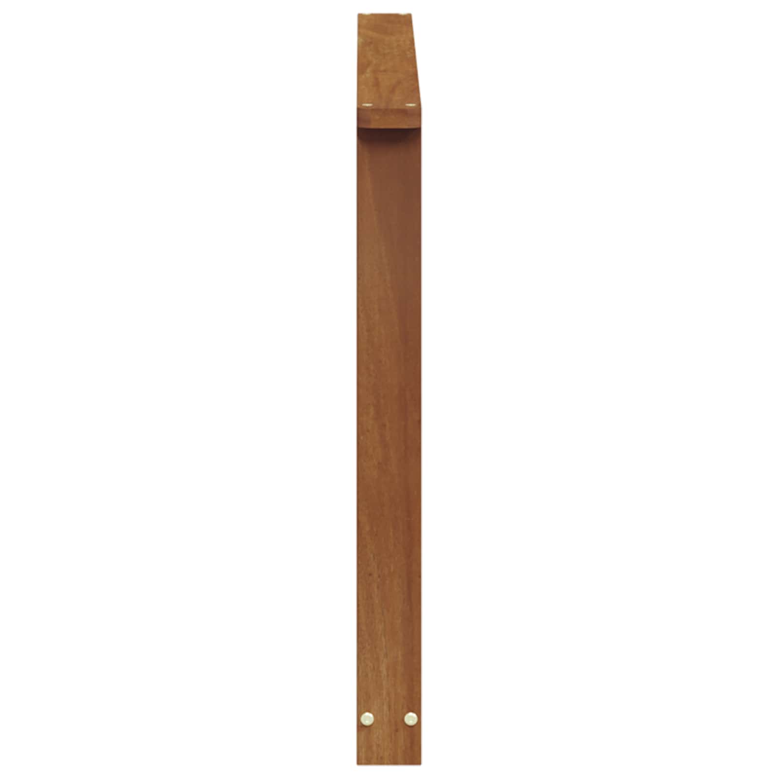 vidaXL Armrest 2 pcs Natural 80 x 6 x 61 cm Solid Acacia Wood 6