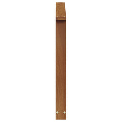 vidaXL Armrest 2 pcs Natural 80 x 6 x 61 cm Solid Acacia Wood 6