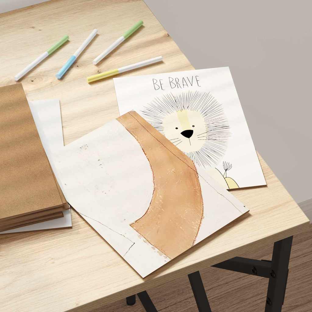 vidaXL Decor Panels 50 pcs White 21 x 30 x 0.27 cm Engineered Wood 5