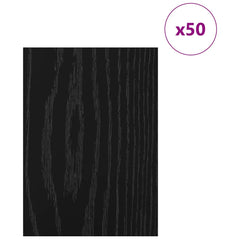 vidaXL Decor Panels 50 pcs Black Oak 21 x 30 x 0.27 cm Engineered Wood 3