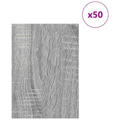 vidaXL Decor Panels 50 pcs Grey Sonoma 21 x 30 x 0.27 cm 3