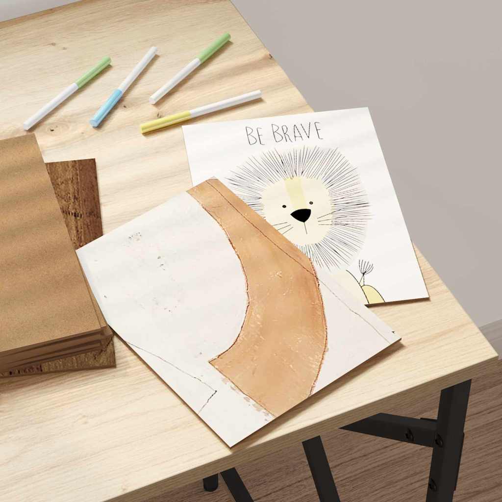 vidaXL Decor Panels 50 pcs Old Wood 21 x 30 x 0.27 cm Engineered Wood 5