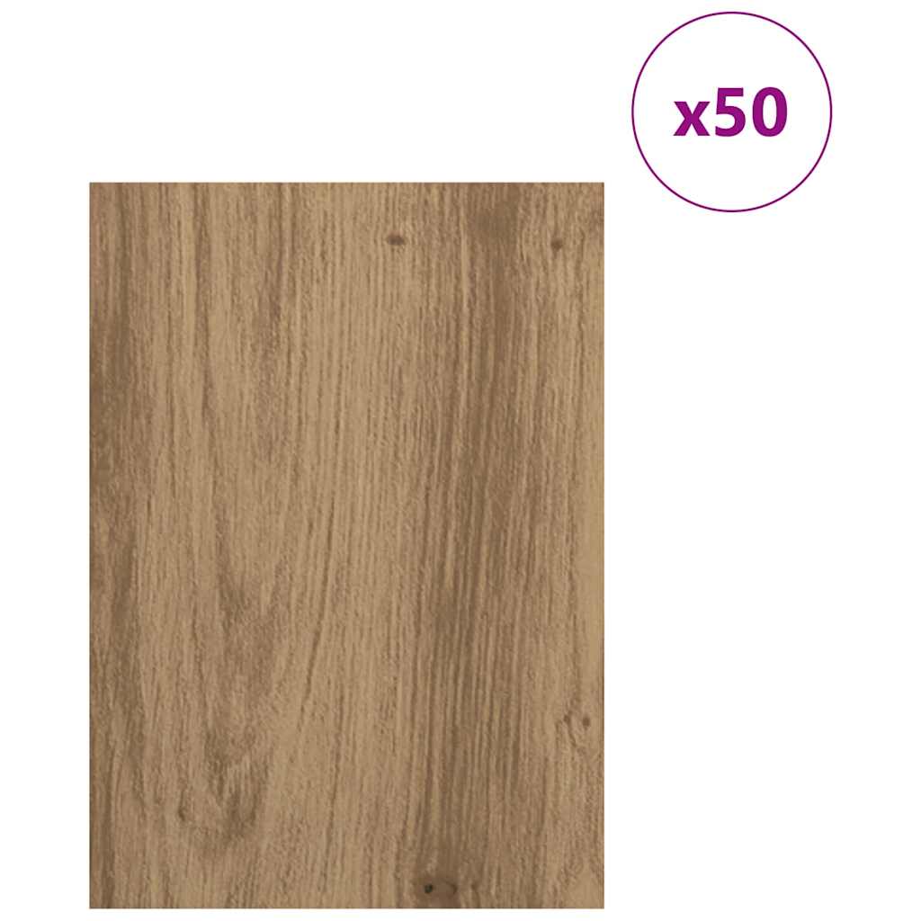 vidaXL Decor Panels 50 pcs Artisan Oak 21 x 30 x 0.27 cm 3