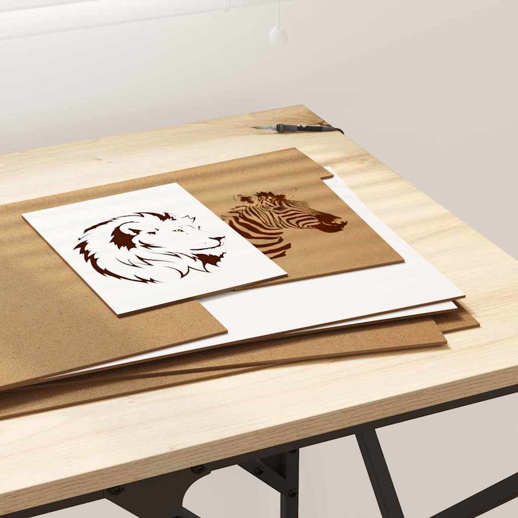 vidaXL Decor Panels 50 pcs White 30 x 42 x 0.27 cm Engineered Wood 4